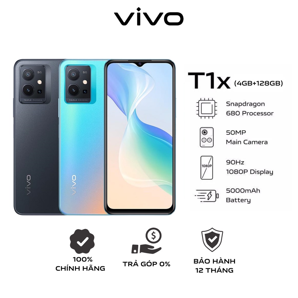 Điện thoại vivo T1x (4GB-64GB) - Hàng Chính Hãng