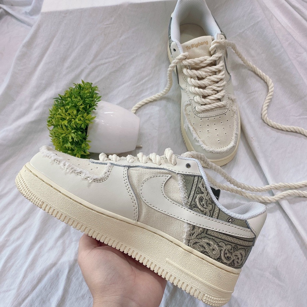 [ 𝐅𝐋𝐀𝐒𝐇 𝐒𝐀𝐋𝐄 ] Giày AF1 Dây Thừng, Giày AIR FORCE 1 Dây Thừng nam nữ Bản Mới 2022 Cao Cấp Fullbox Bill | BigBuy360 - bigbuy360.vn