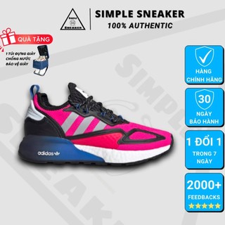 Giày Nữ Adidas Auth 💙FREESHIP💙Adidas ZX 2K Boost Pink Chính Hãng - Giày Sneaker Thể Thao Adidas Chạy Bộ - Simple Sneaker