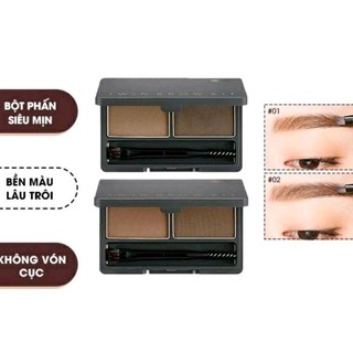 Bột tán chân mày 2 ô màu