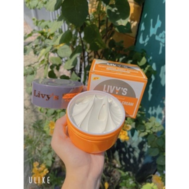 Kem body trăng da Livy's cam mẫu mới Thái lan  250gam