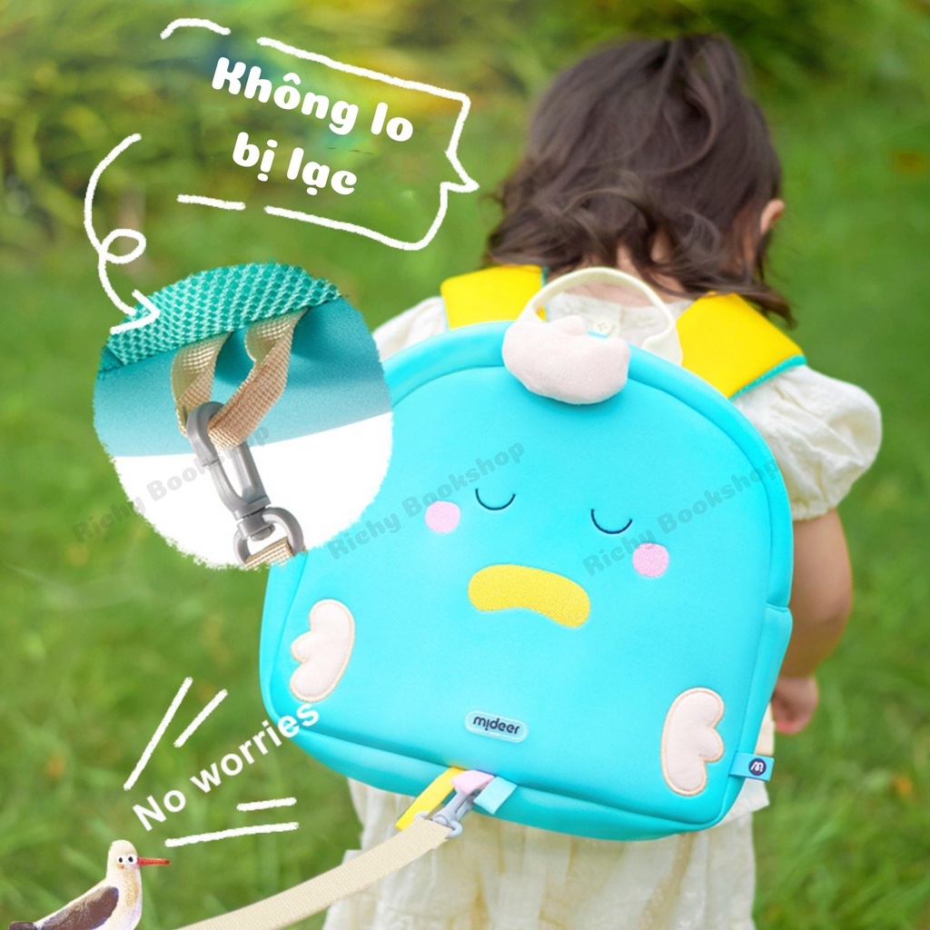 Balo Cặp Hình Thú 3D Cho Bé 3 - 6 Tuổi - Mideer Kid Backpack