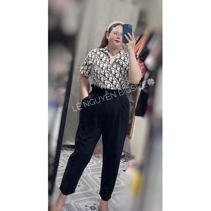 QUẦN BAGGY THUN BIGSIZE  Lưng Bảng Thun Hack Dáng Siêu Đỉnh