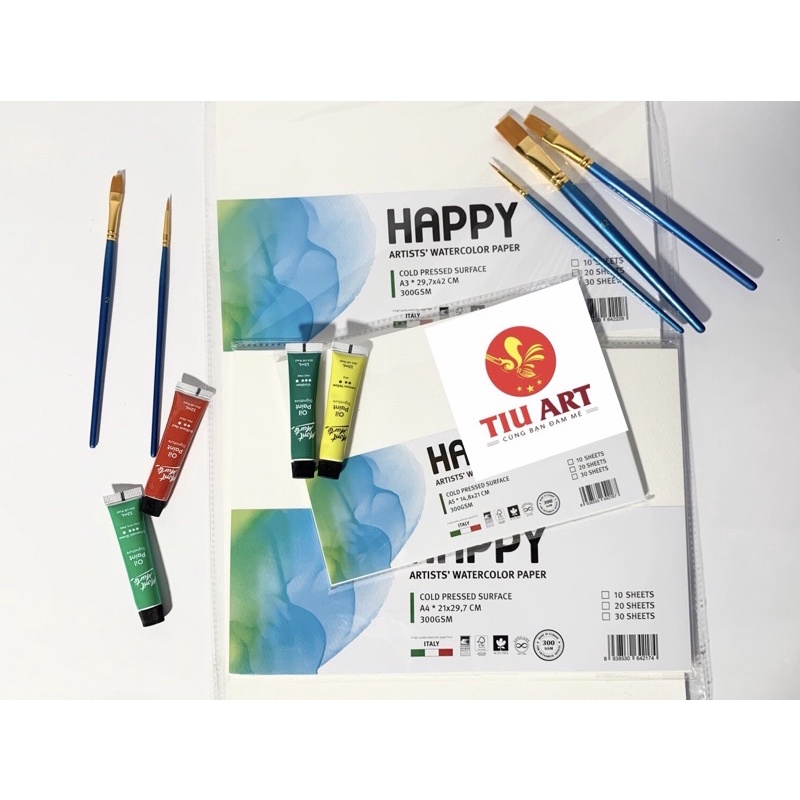 Giấy Happy A3 300gsm/250gsm/200gsm/160gsm