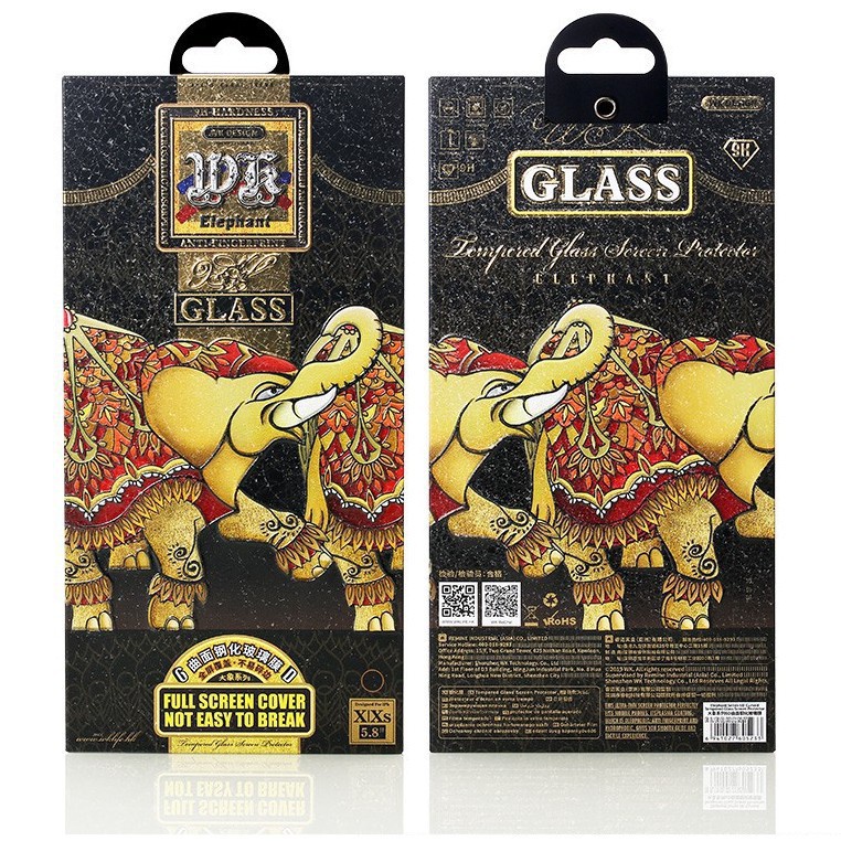 Kính cường lực WK Elephant Voi chính hãng Full màn dành cho iPhone 13/13 mini/13 Pro/13 Pro Max