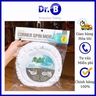 Bộ 2 bông lau thay thế của cây lau nhà Corner ETM494 xanh trời- GiadungDrB