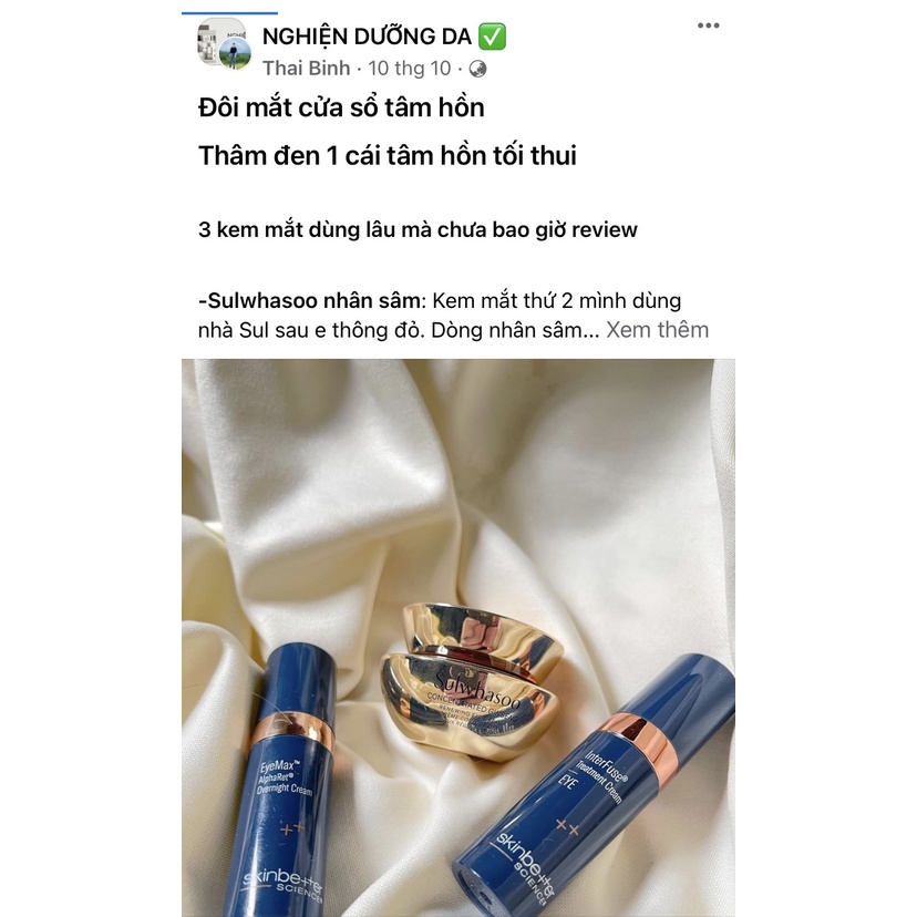 Kem mắt nhân sâm Sulwhasoo