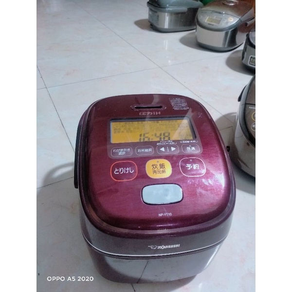 nồi cơm nhật zojirushi 1l cao tần áp suất hàng víp điện 100V tách đường rất tốt cho sức khỏe khỏe tiểu đường