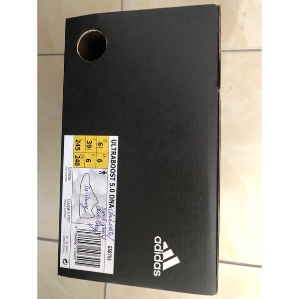 GIÀY ADIDAS ULTRABOOST 99% G58753 SIZE 39 XÁM DẠ QUANG