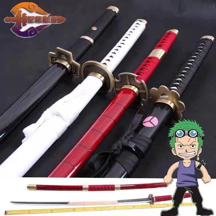 Đạo cụ Cosplay nhân vật mô hình kiếm gỗ zoro roronoa, shusui onepiece, katana zenitsu kitetsu kimetsu no yaiba