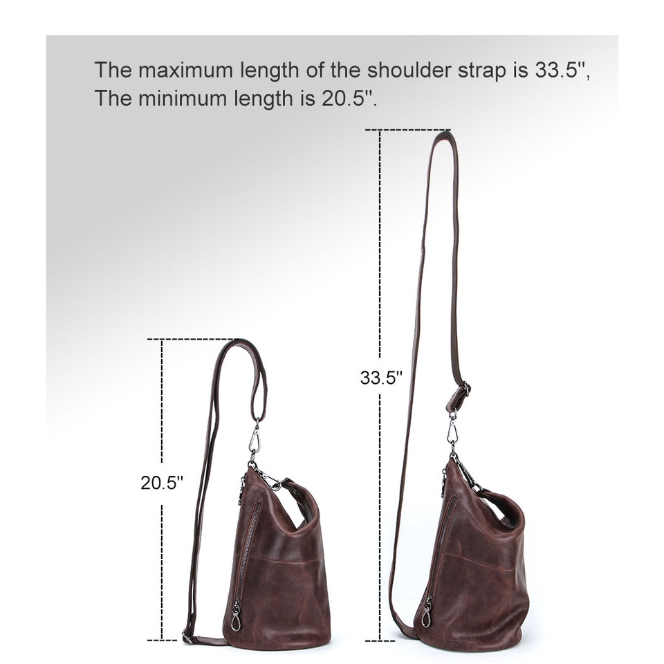 Túi Đeo Chéo Ngực Chất Liệu Da 100% Chính Hãng Cho iPhone 13 Pro Max