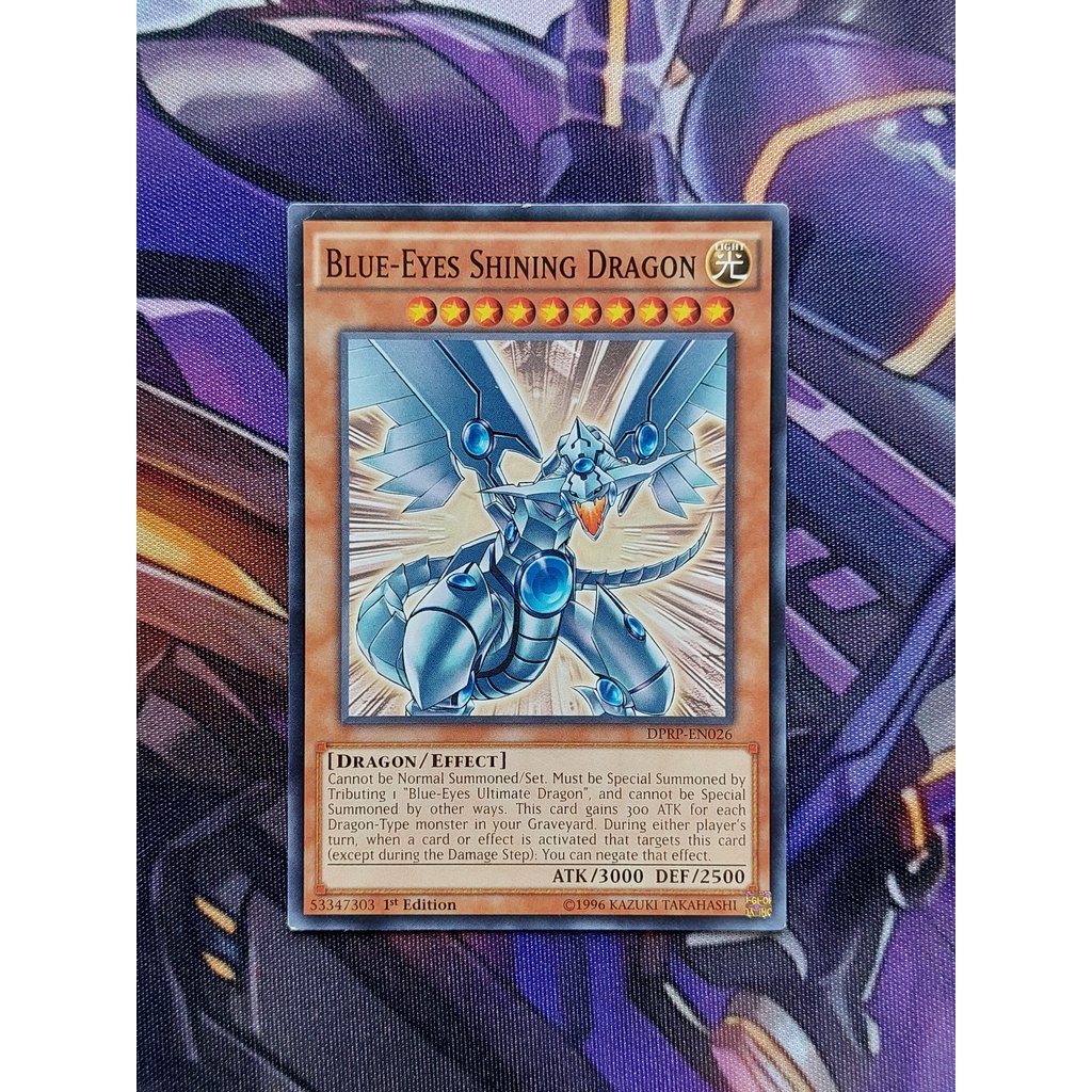 Thẻ Bài Yugioh Mint90 Monster Blue-Eyes Shining Dragon - DPRP-EN026 - Common