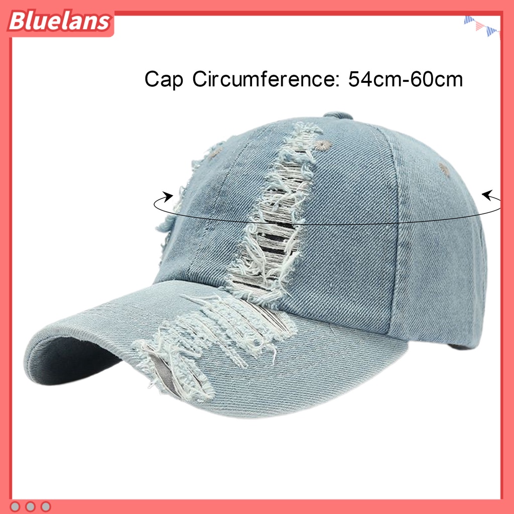 Mũ Lưỡi Trai Denim Màu Sắc Cá Tính Cho Nam Nữ