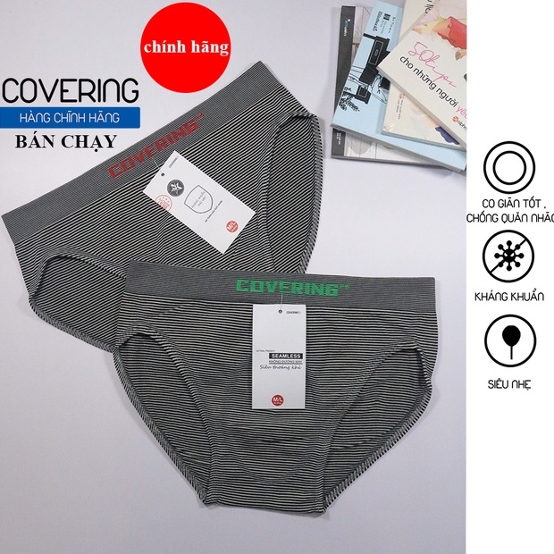 Covering|quần nam  không đường may seamless mỏng nhẹ CR84137