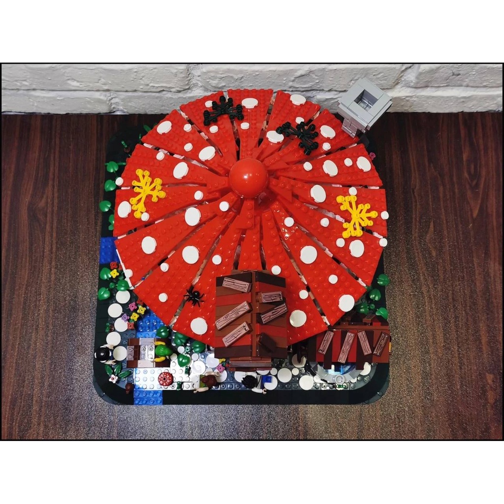 Đồ Chơi Lắp Ráp Mô Hình 3D JUHANG Ngôi Nhà Nấm 86006