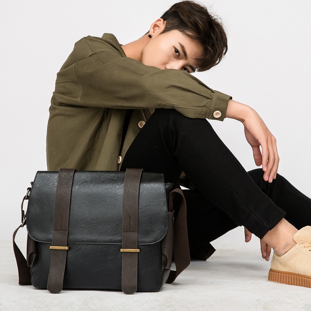 Túi Đeo Chéo Nam ST BAG Thời Trang Túi Xách Unisex Chất Liệu Da Pu Cao Cấp Chống Nước Phong Cách Trẻ Trung Tavi Studio