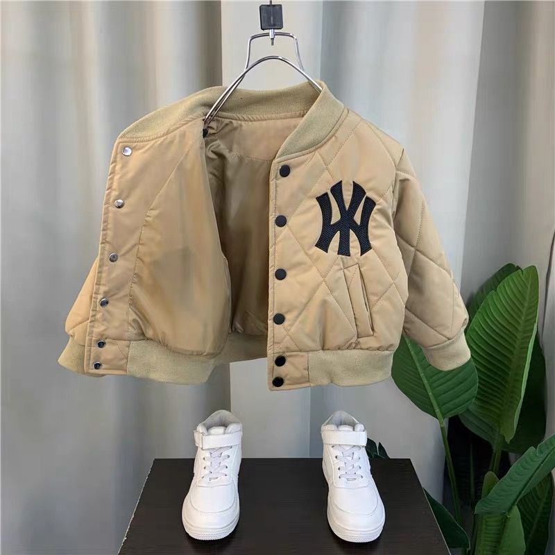 Áo Khoác Thu Đông Chất Liệu Cotton Dày Dặn Dành Cho Bé Trai 1-3 - 5 Tuổi
