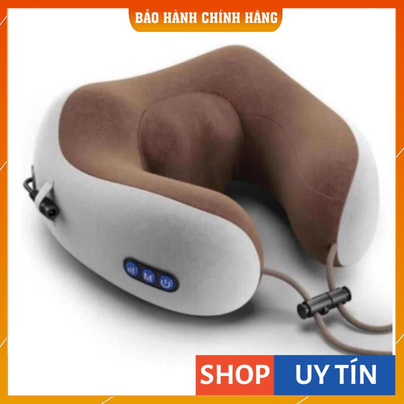 Gối Massage Cổ Chữ U 360 Đa Năng - Hỗ Trợ Mát Xa Vùng Cổ Vai Gáy - Gối Massage Cổ Nhật Bản