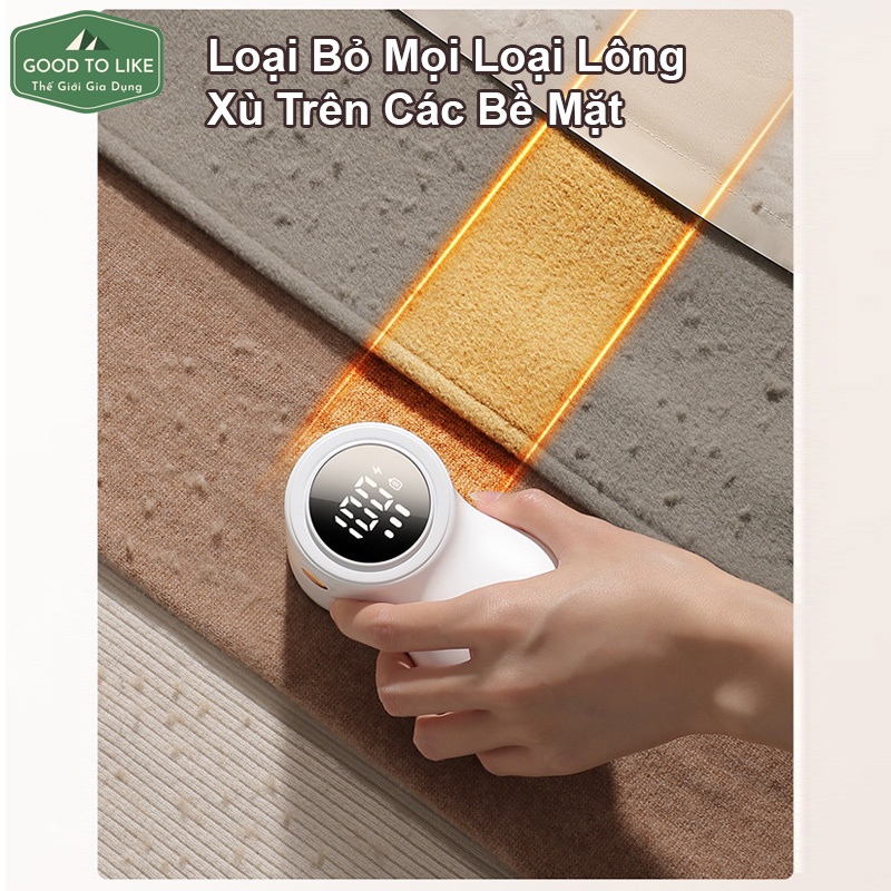 Máy Cắt Lông Xù Quần Áo Joyroom Loại Bỏ Xù Xơ Vải Trên Mọi Bề Mặt,Máy Cắt Lông Xù Đa Năng Không Dây Công Suất Lớn