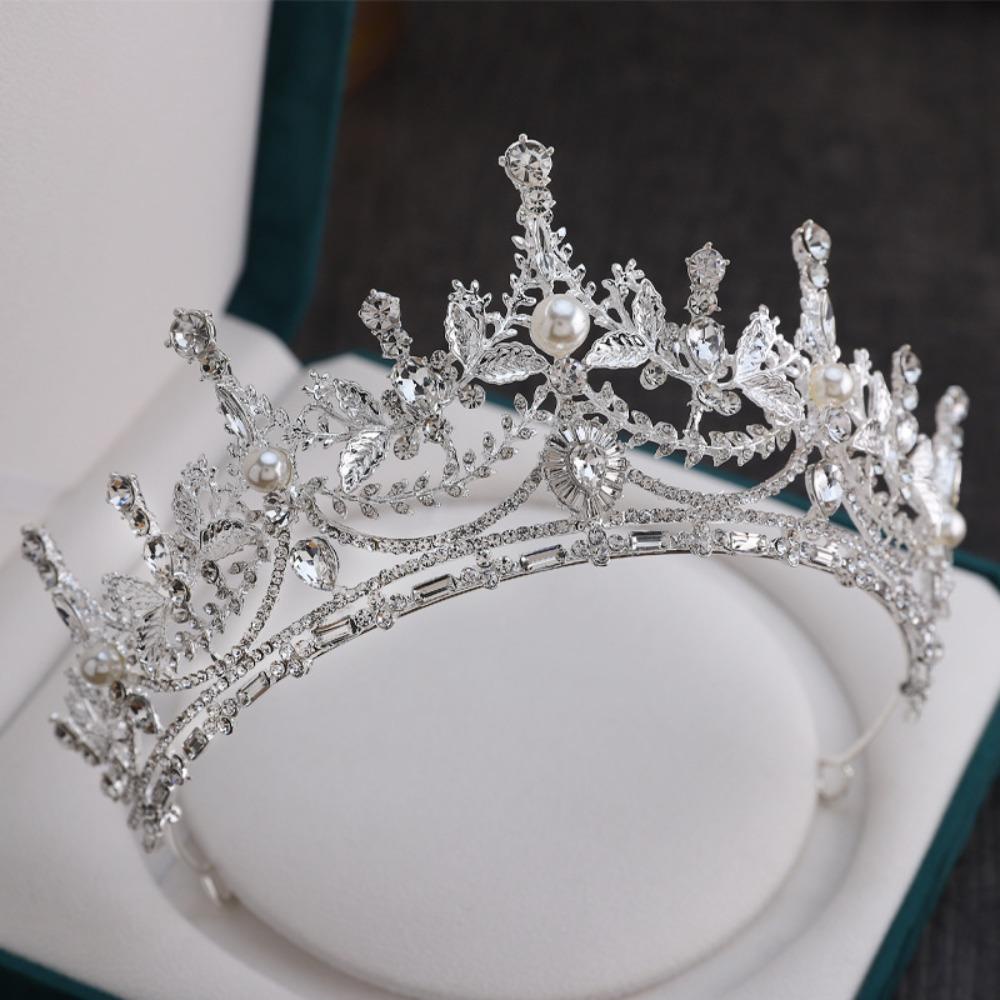 Vương Miện Công Chúa Lấp Lánh Phong Cách Baroque|Vương Miện Đội Đầu Kiểu Dáng Dễ Thương Xinh Xắn