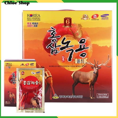 Nước Hồng Sâm Nhung Hươu CAO CẤP Hàn Quốc