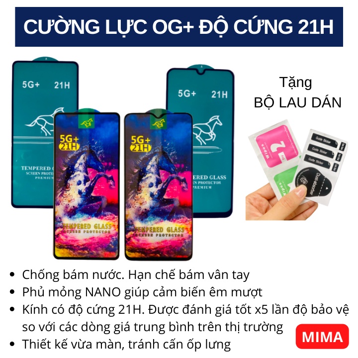 Kính cường lực Oppo A5s A12 A31 A5 A9 2020 Full chống xước màn hình hạn chế bám vân tay tặng kèm bộ dán [OG]