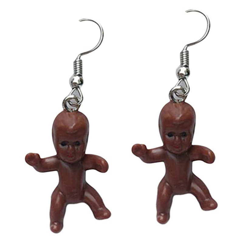 1 Cặp Bông Tai Thả Resin Thủ Công Bằng Nhựa 2 Màu Cho Nữ