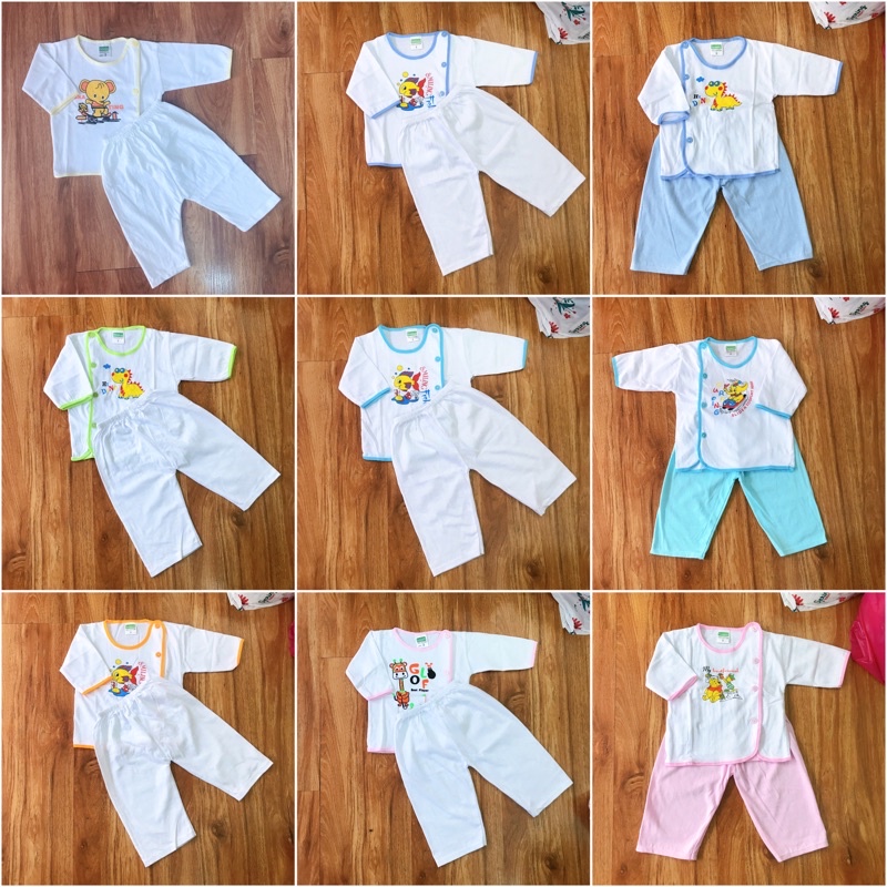 Set đồ sơ sinh 5 món nhiều màu