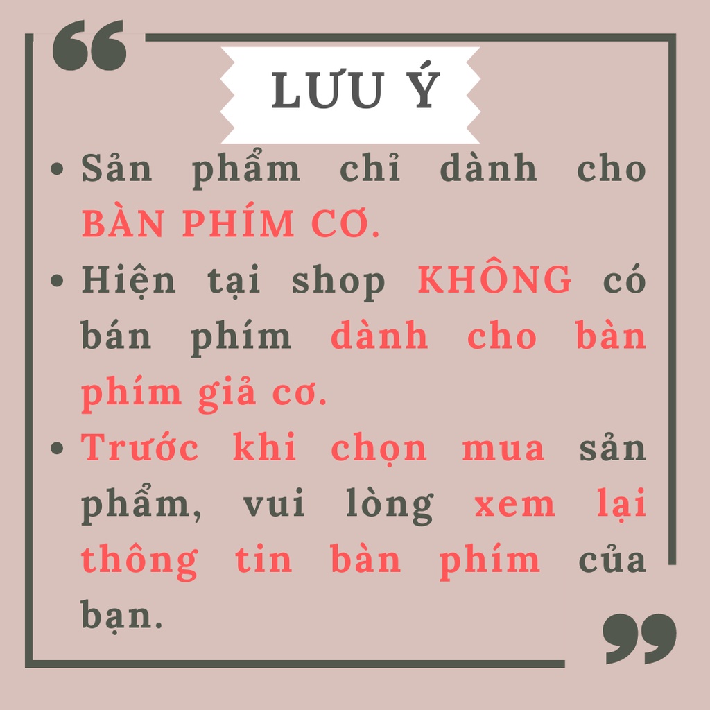 🍬 Keycap lẻ kẹo, xuyên led R4 OEM 🍬