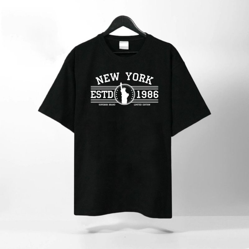 Áo thun co giãn tốt 100% cotton NEW YORK