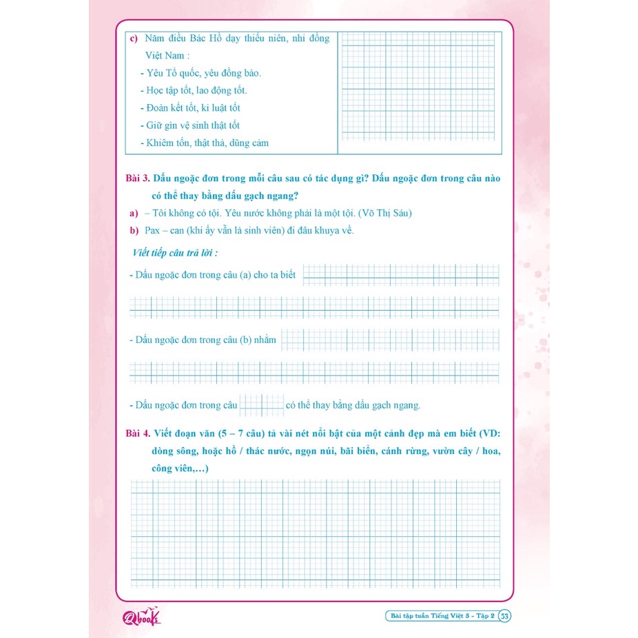 Sách -  - Bài tập tuần tiếng việt 5 tập 2