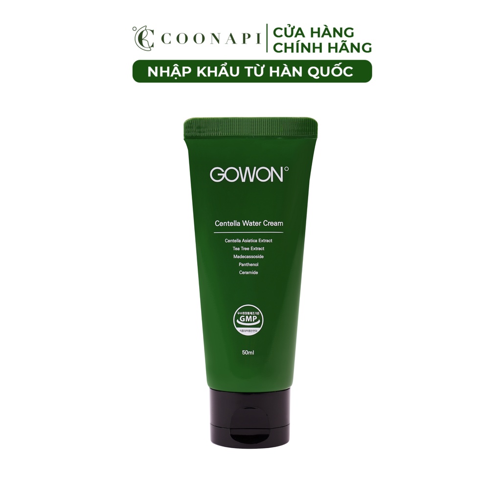 Kem Dưỡng Rau Má Phục Hồi Da Chuyên Sâu, Cải Thiện Mụn Và Thâm Mụn Gowon Centella Water Cream