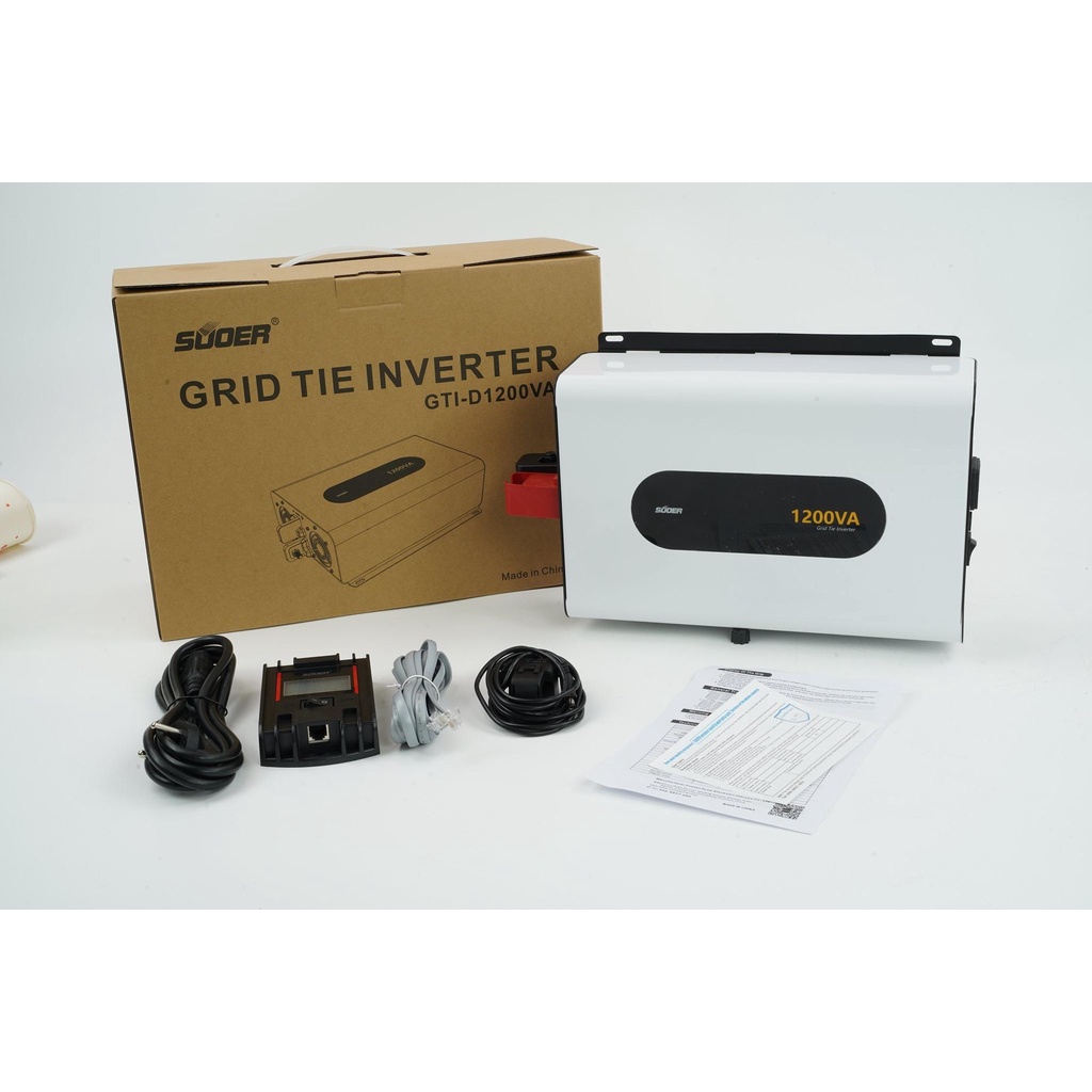 Biến Tần Hoà Lưới Bám Tải 1200va/1000w Của Suoer GTI D1200VA