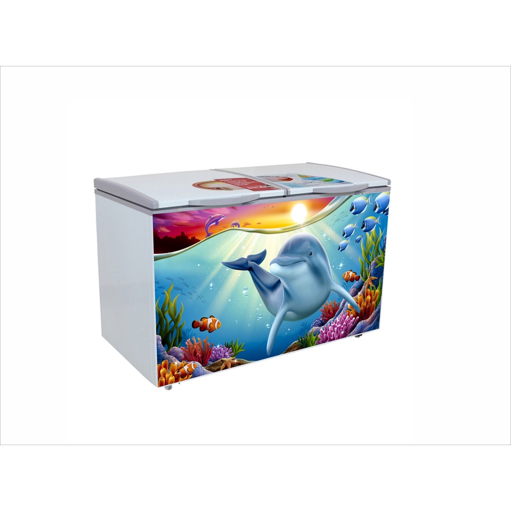 Miếng dán tủ đông - decal dán tủ đông không thấm nước mẫu mã đa dạng, đầy đủ kích thước dành cho tủ trên 465L