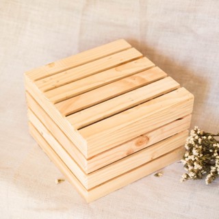 Thùng Gỗ Pallet - Hộp Gỗ Pallet Giá rẻ - Pallet Craft - Hộp Vuông Nhiều Kích thước