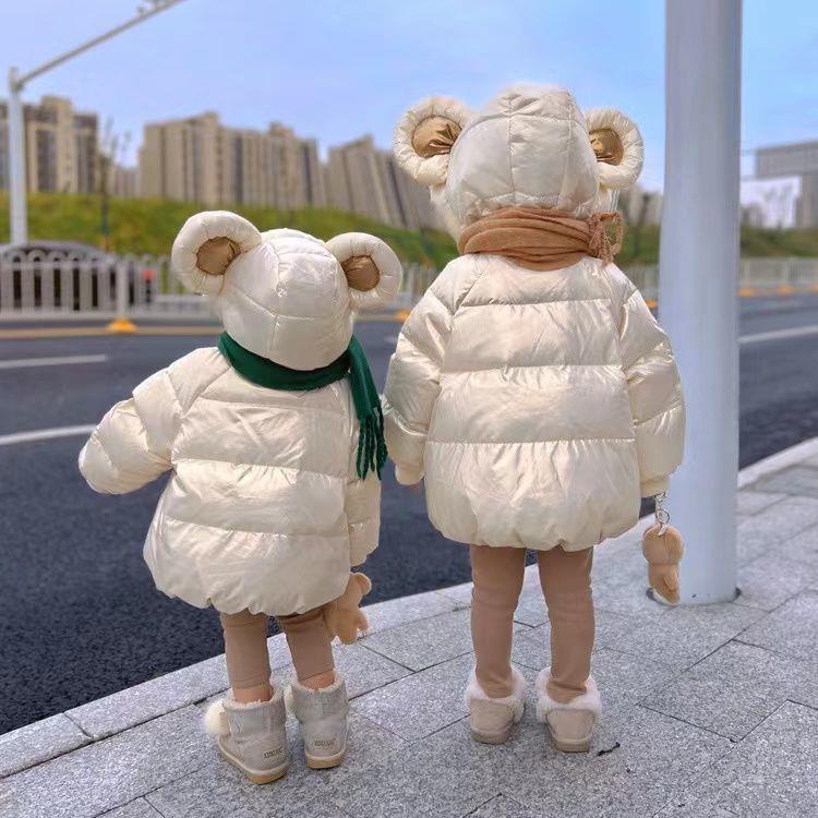 Áo Khoác cotton Dáng Lửng Thời Trang 2022 Mới Mẻ Cho Bé Gái