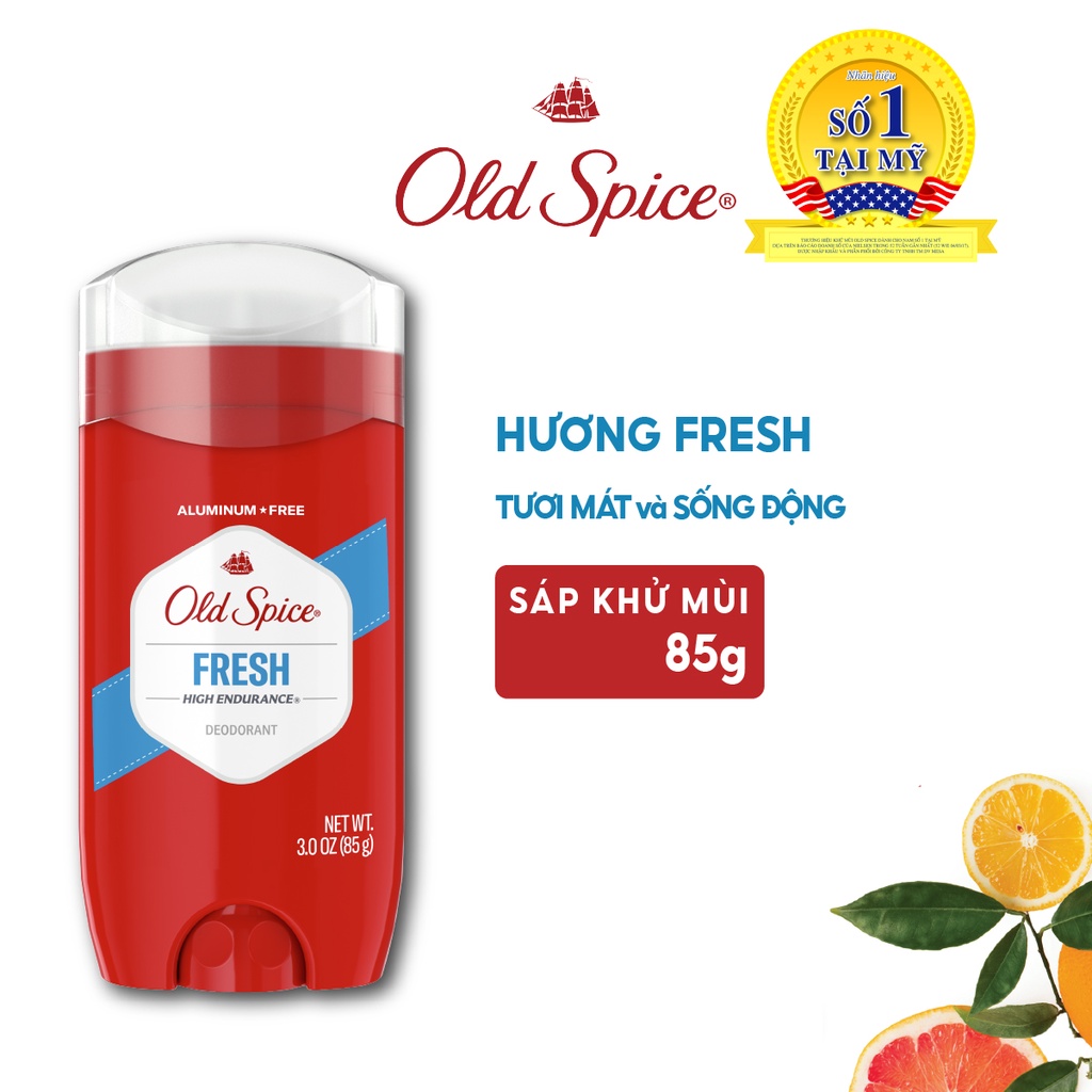 Combo 2 Sáp khử mùi Old Spice Fresh 85g/chai