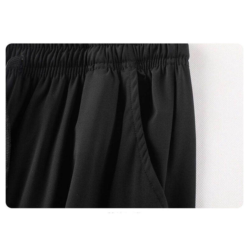 Quần Dài Thể Thao Bằng Lụa Mát Mỏng Thoáng Khí Khô Nhanh Thời Trang Mùa Hè Mới Cho Nam