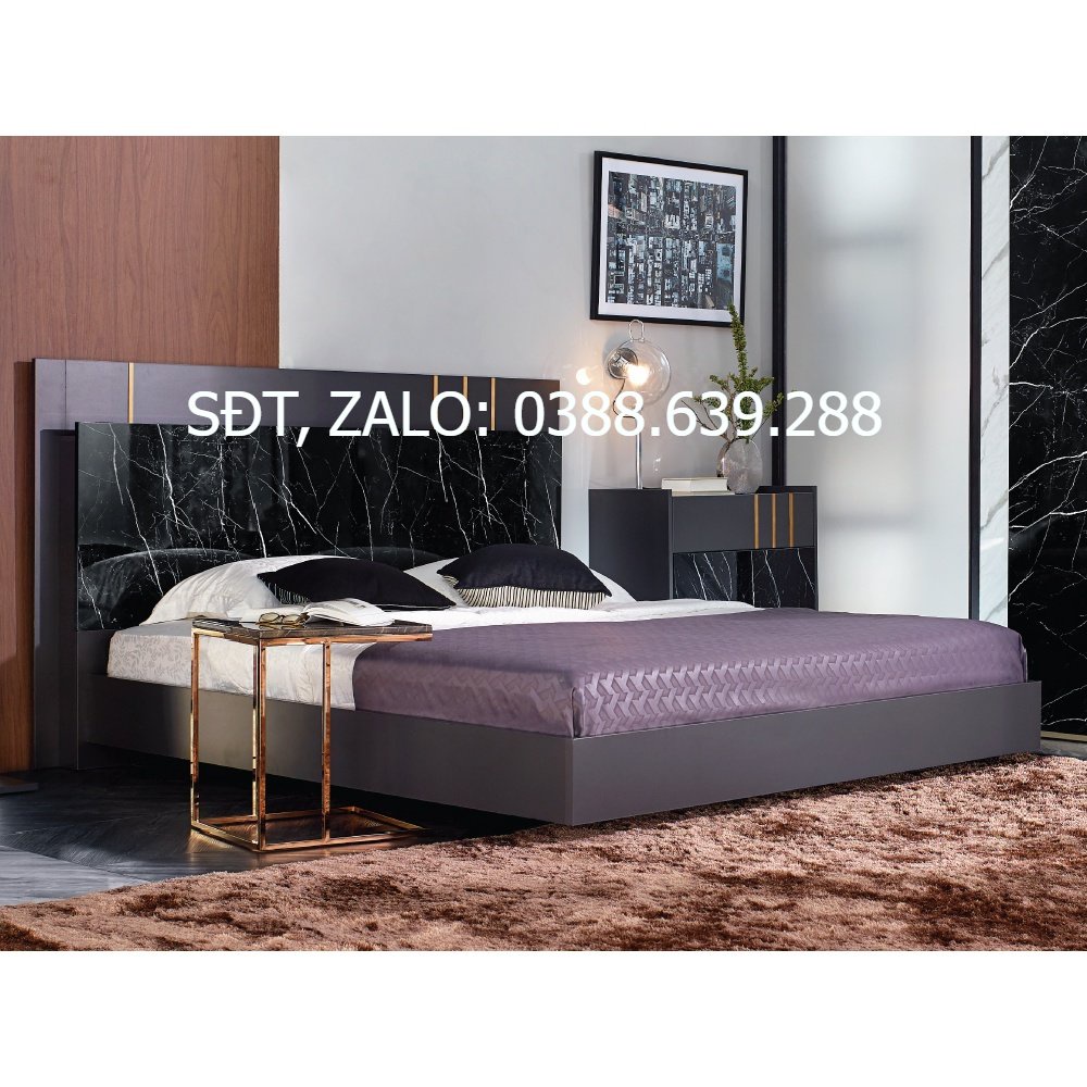 [Free ship toàn quốc] Giường 6 Ft. 183x198cm MARQUINA Index Living Mall