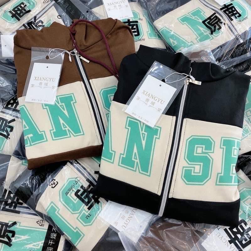 Set bộ umi kéo khoá chữ sale 120k