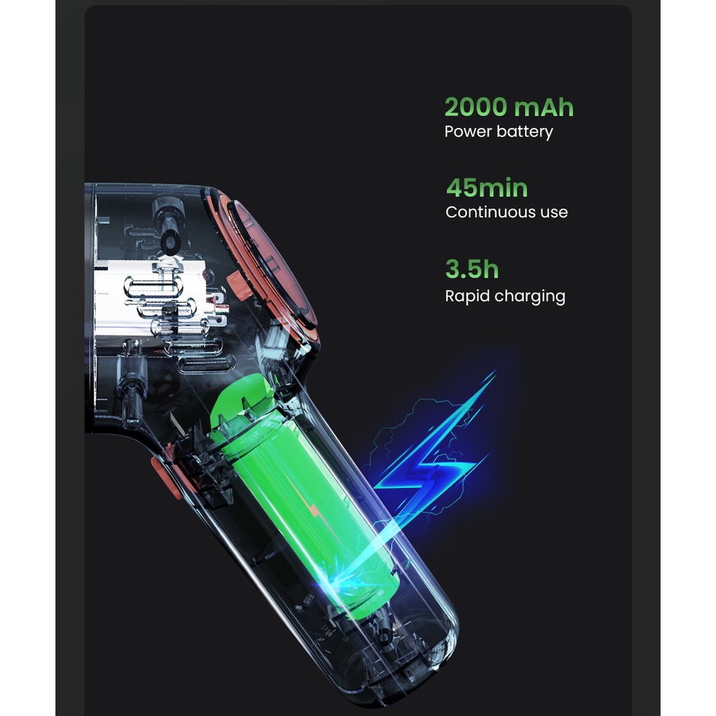 Máy Hút Bụi Không Dây Cầm Tay Tiện Lợi Cho Xe Hơi/Nhà Cửa/Văn Phòng Cắm Sạc USB 8000pa 120W