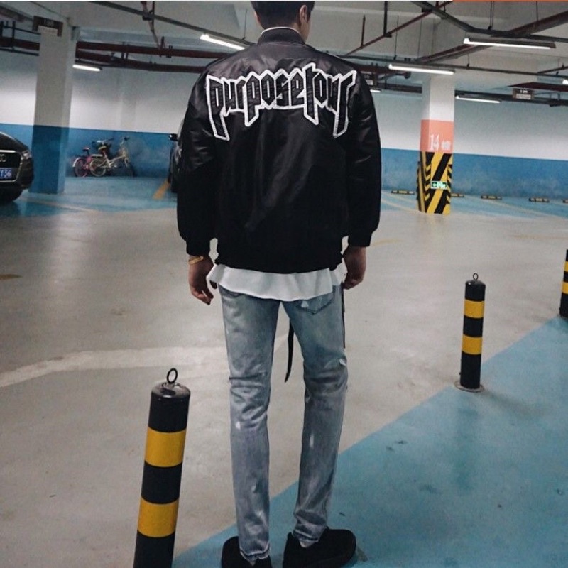 Áo khoác Bomber trần bông