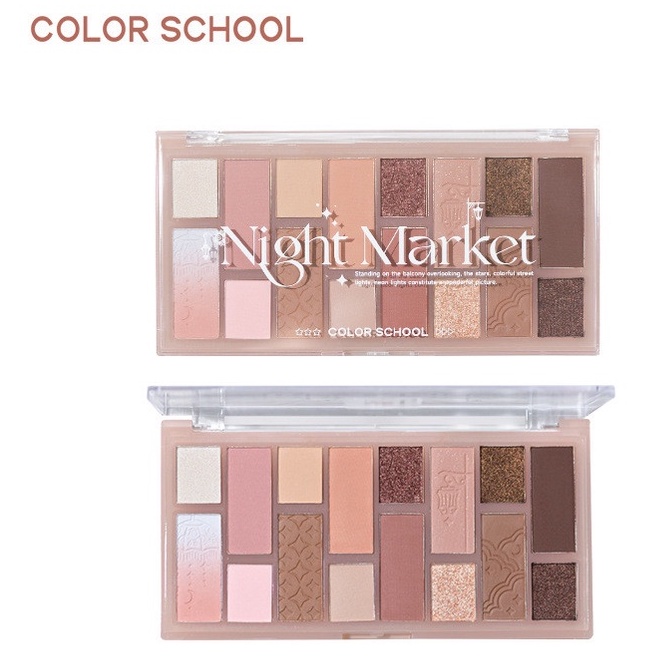 Bảng Phấn Mắt 16 Ô COLOR SCHOOL Night Market CS039