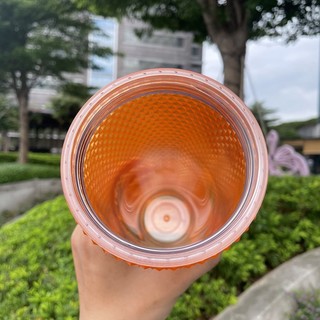 [Chính hãng] Ly Starbucks Studded Bling Orange 710ml