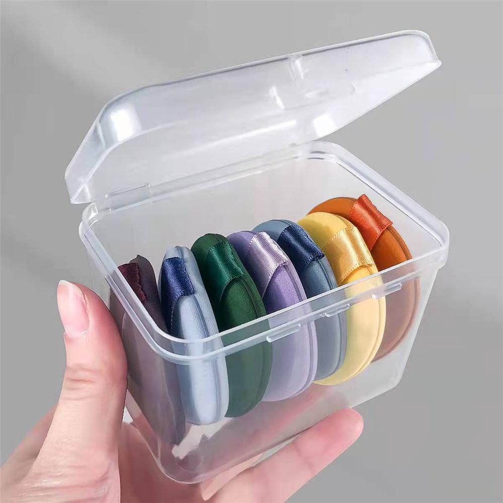 Set 7 Mút Trang Điểm Mềm Mịn Có Thể Sử Dụng Ướt Và Khô Qipin