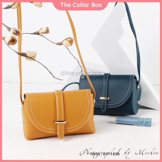 Túi đeo chéo viền chỉ nổi cách điệu - Bảo hành chính hãng