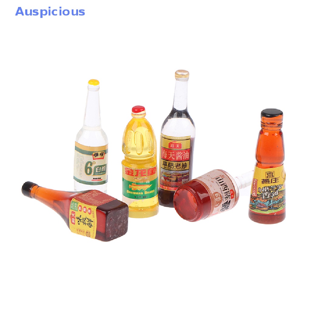 Set 6 Lọ Đựng Gia Vị Tỉ Lệ 1: 12 Trang Trí Nhà Búp Bê