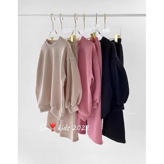 Set len nhung mềm mịn bé gái
