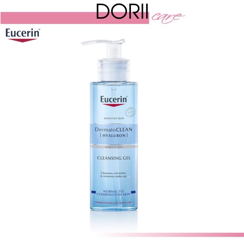 Eucerin DermatoCLEAN Hyaluron Cleansing Gel Rửa Mặt Tươi Mát (200ml)