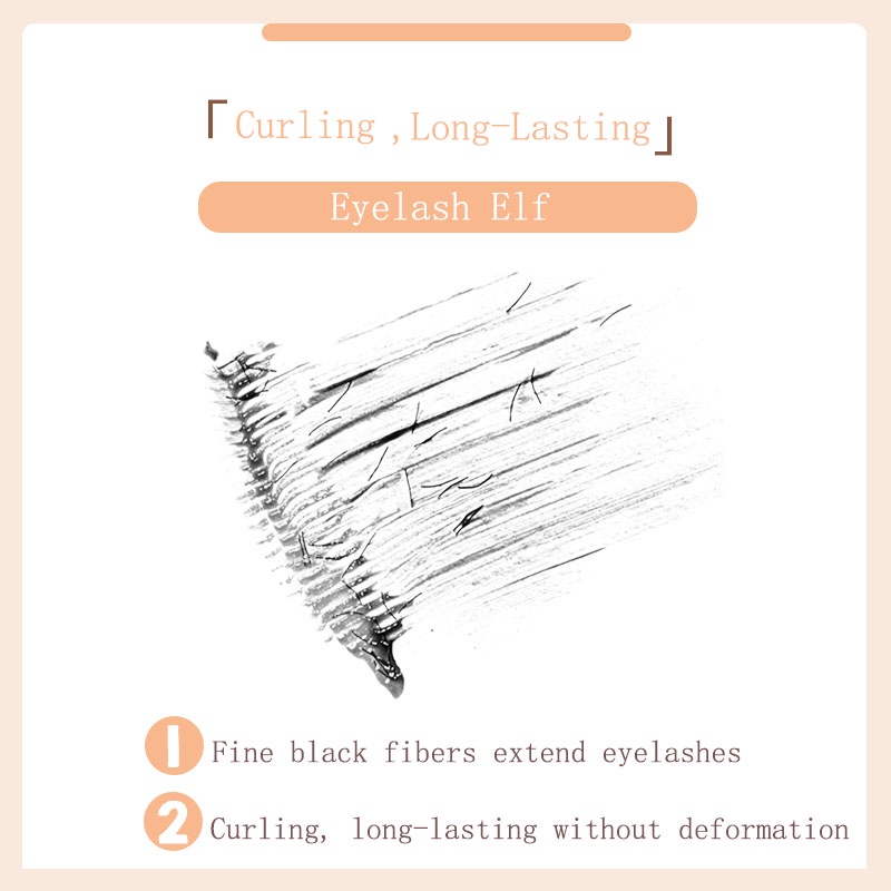 Set kem lót lông mi và mascara UKISS màu đen trang điểm tự nhiên chống nước lâu trôi